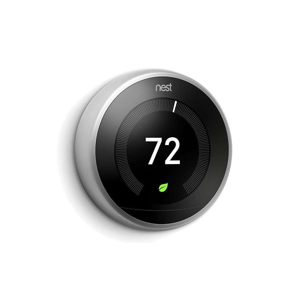 Nest Learning Thermostat 3RD GENERATION - Stainless Steel T3008US