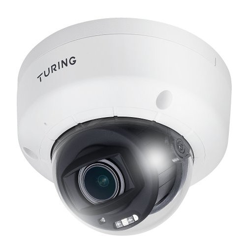 Turing 5MP EDGE+ Cloud Dome Camera with TV-CORE1Y VSaaS Core License EVC5ZD256-1Y