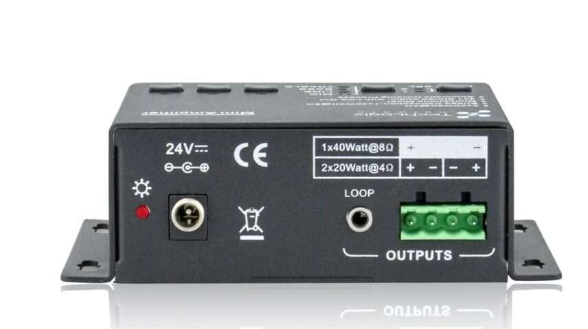 Techlogix Audio mixer/amp for in-room audio TL-A8O-20W