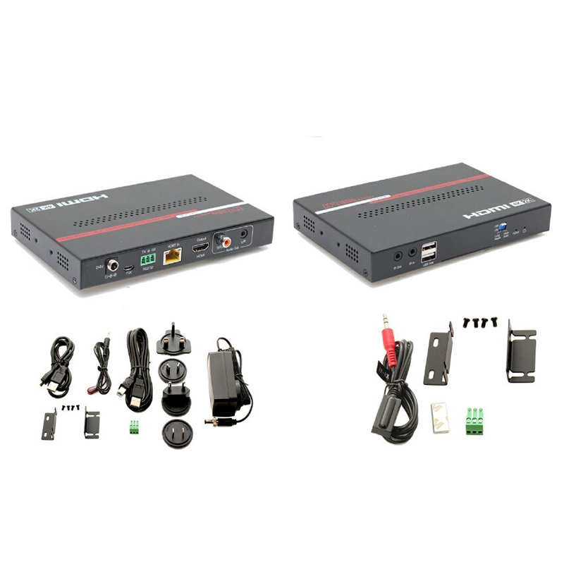 Hall Technologies 4K USB 2.0 Extender Sender + Receiver UH18