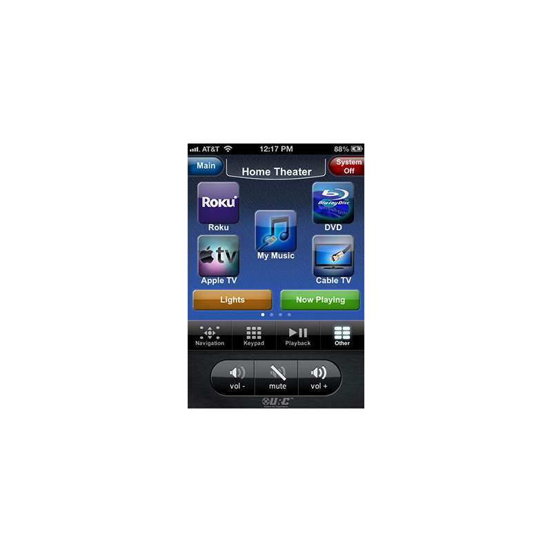 URC CC Control App Set-Up Card-IPhone/IPod Touch and IPad URC-CCP-MX-iOS