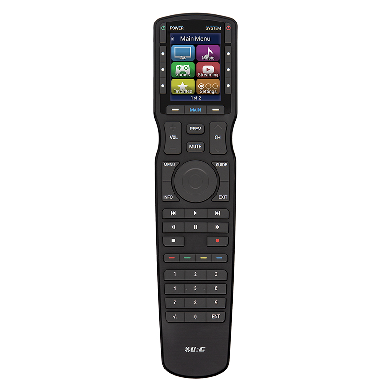 URC IR/RF Hard Button Remote Control with Color LCD MX-790