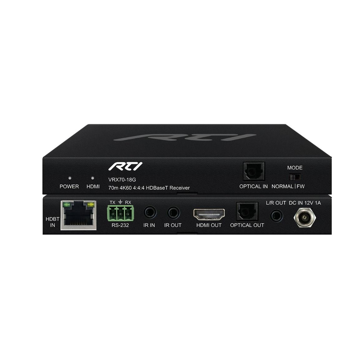 RTI 4K HDBaseT™ Receiver VRX70-18G