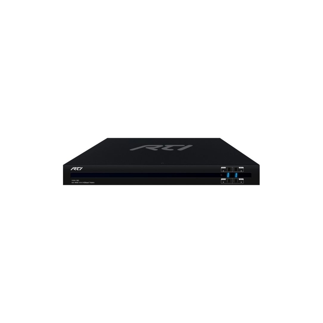 RTI 4x4 4K HDBaseT™ Matrix Switcher VX44-18G-Kit
