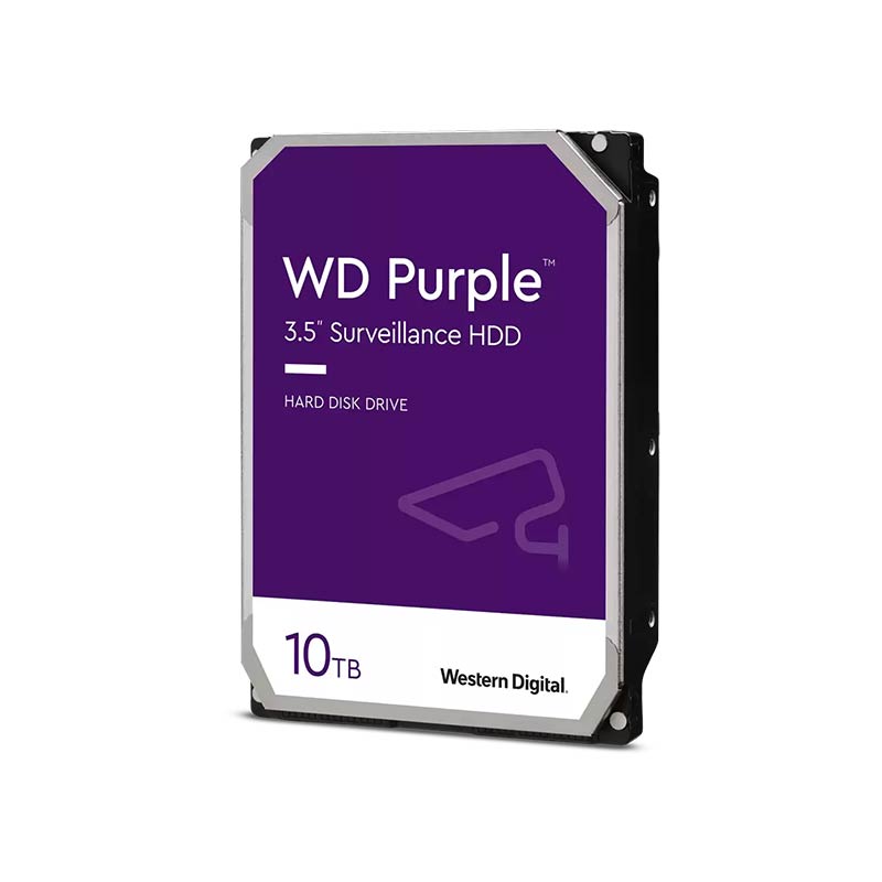 Western Digital 10TB Purple Surveillance Internal Hard Drive WD101PURZ 10TB