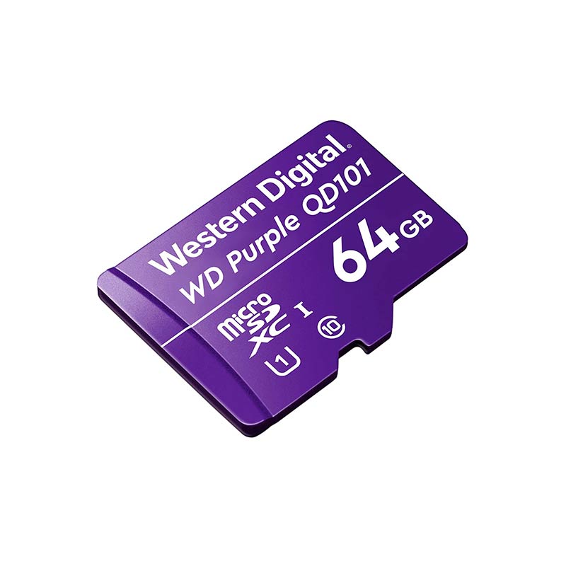 Western Digital Purple SC QD101 microSD Card  WDD064G1P0C
