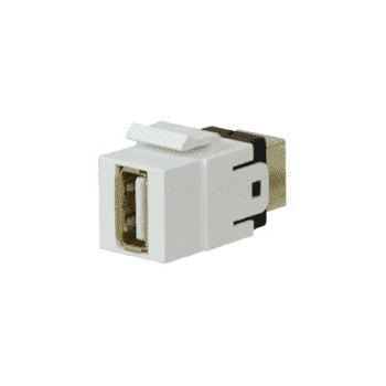 Legrand USB A/B Keystone Adapter Insert WP1221-WH