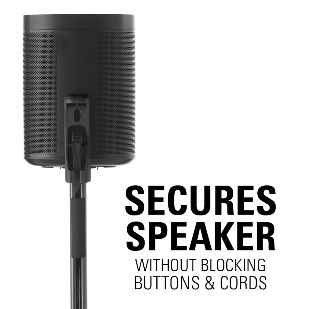 Sanus Adjustable Height Wireless Speaker Stand WSSA1-W1
