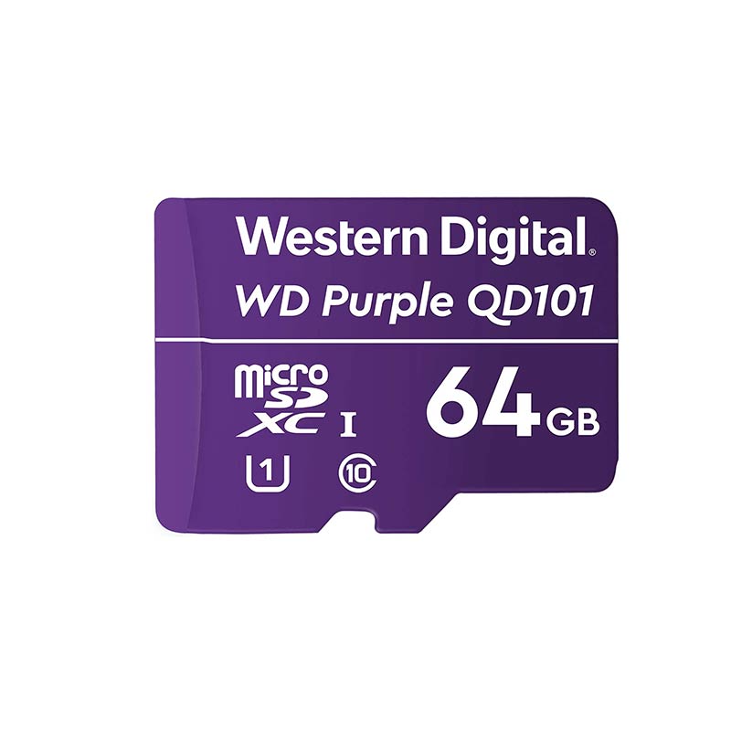Western Digital Purple SC QD101 microSD Card  WDD064G1P0C