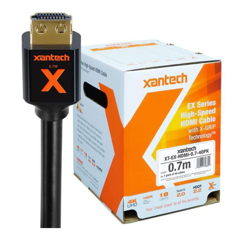 Xantech XT-EX-HDMI-0.7-40PK (0.7M)