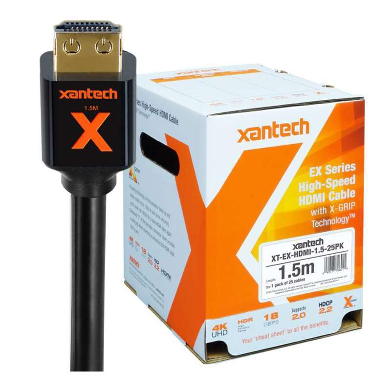 Xantech XT-EX-HDMI-1.5-25 PK (1.5M)