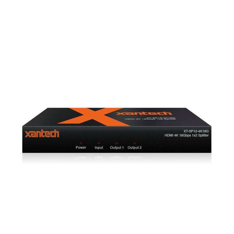 Xantech HDMI 4K 1x2 Splitter XT-SP12-4K18G