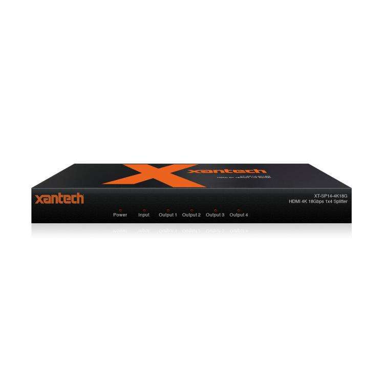 Xantech HDMI 4K 2x1 Switcher with Audio Breakout & EDID Management XT-SW41-4K18G