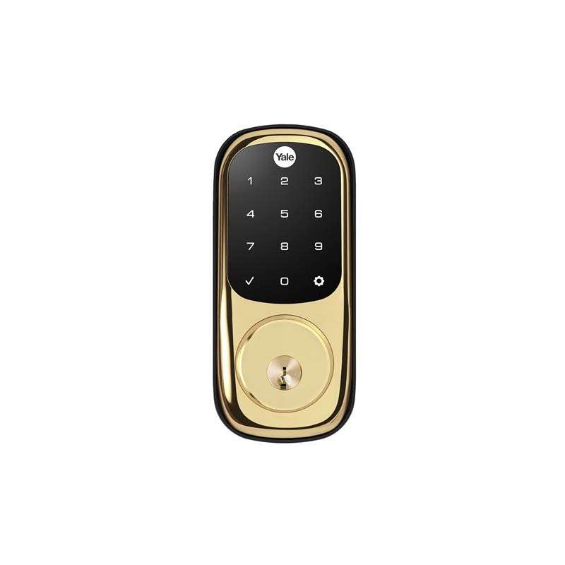 Yale Assure Lock Touchscreen Deadbolt Bright Brass YRD226-CBA-605