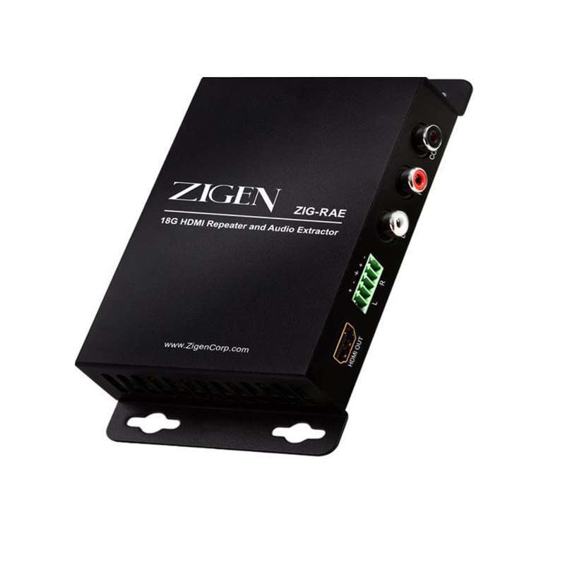 Zigen 18G HDMI Repeater and Audio Extractor ZIG-RAE