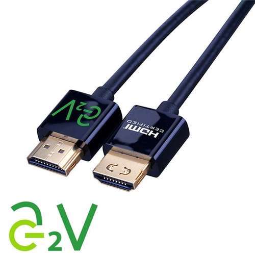 A2V Ultra Slim HDMI Premium Certified Cable 3FT. A2VCPSL4K03
