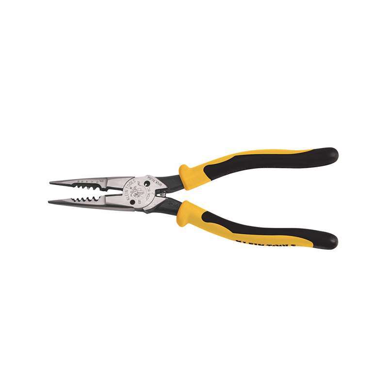 Klein Tools All-Purpose Pliers, Spring Loaded J206--8C