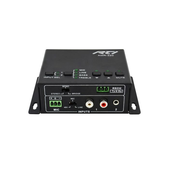 RTI 2 x 1 Audio Mixer Amplifier 10-210656-21 AMR-220