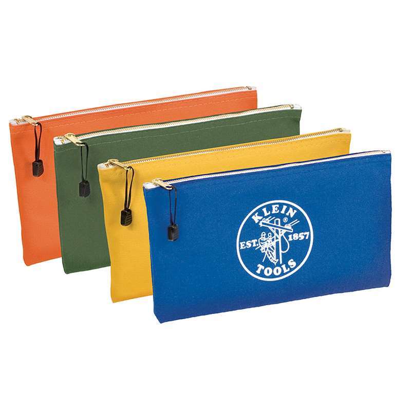 Klein Tools Canvas Bag 4 Pk Olive/Orange/Blue/Yellow 5140