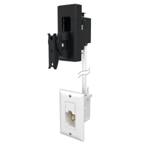 SANUS Tilt & Swivel Speaker Wall Mount and Power Kit