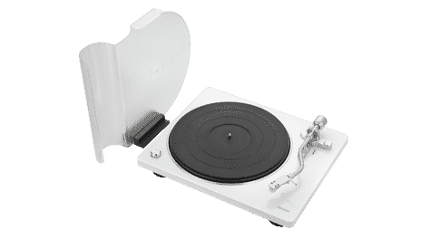 Denon White Hi-Fi Turntable with Speed Auto Sensor DP-400