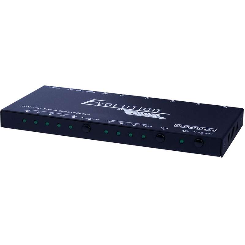 Evolution 4K 4x1 HDMI Switch with ARC and HDR   EVSW1042