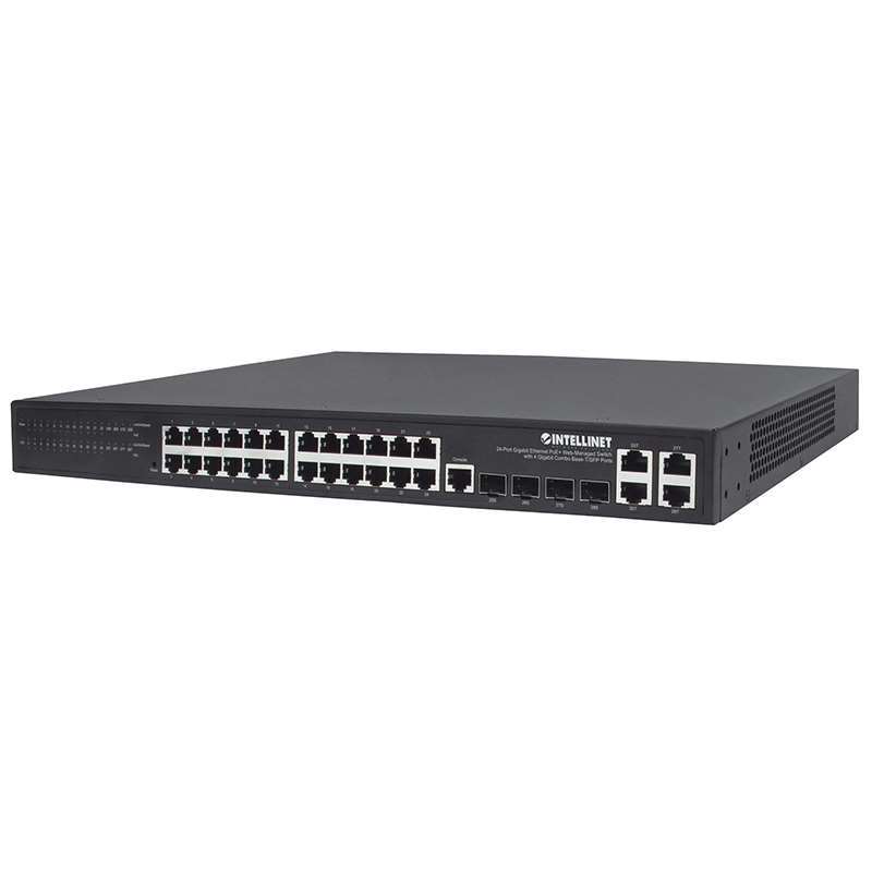 Intellinet 24-Port Gigabit Ethernet PoE 561426