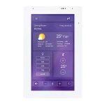 RTI IST-5-W: 5" Touchpanel Surface Touchpanel in White