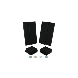 Primacoustic London 8 (Black) Room Kit For Up To 100 SQ. FT. (9.3 SQM); 12* Per Pack