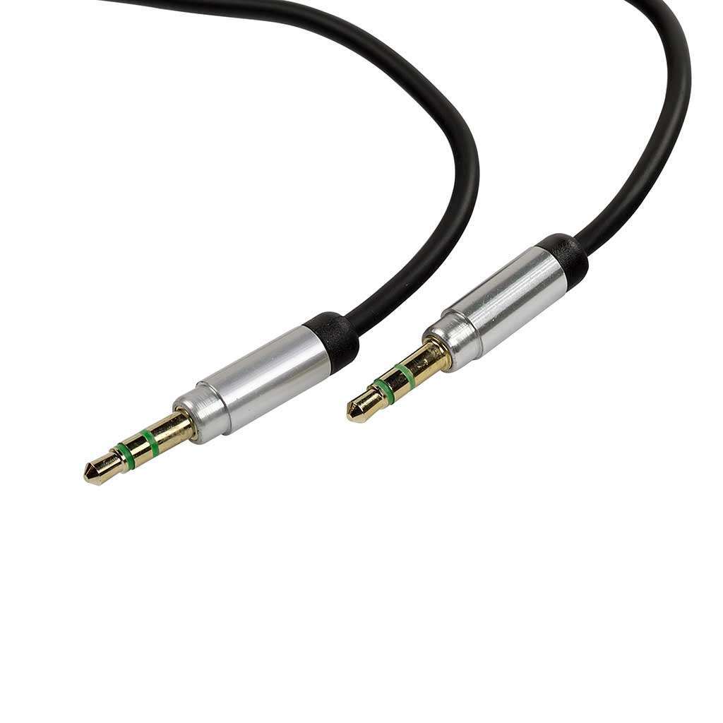 Metal Head 3.5mm Stereo M-M Speaker Headset Cable - 6FT