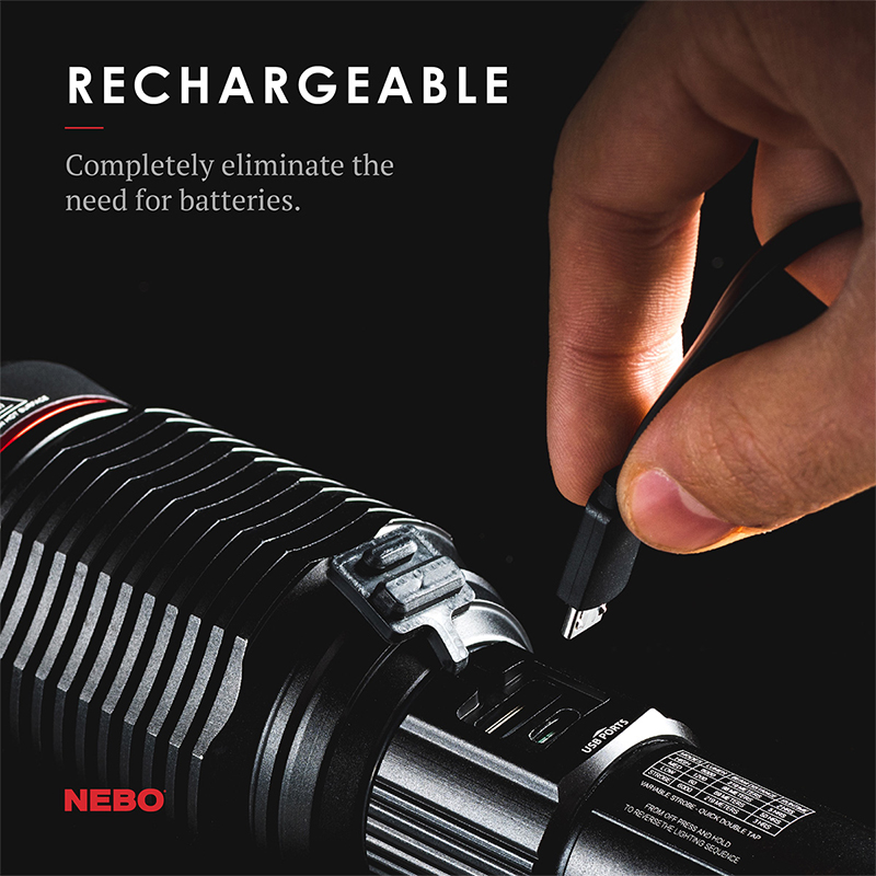 Nebo Rechargeable LED Flashlight NEB-FLT-0002