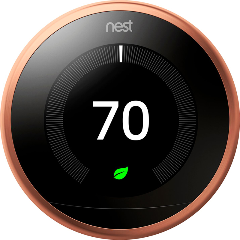 Google Nest Learning Smart Thermostat  3rd Gen. Copper T3021US