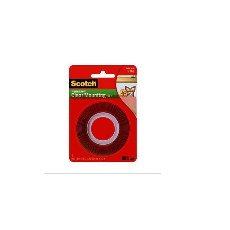 3M Scotch Permanent Clear Mounting Tape 4010