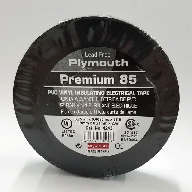 Plymouth Premium 85 Insulating Electrical Tape