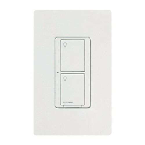 Lutron Caseta Wireless In-Wall Switch Single Pole PD-6ANS-WH