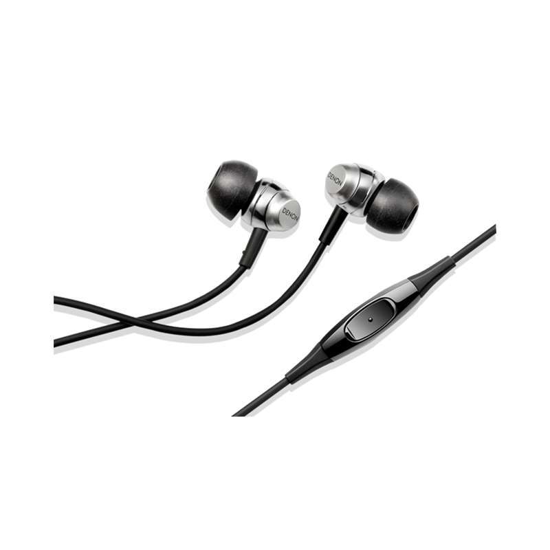 Denon Studio Quality In-Ear Headphones Silver AH-C50MASR
