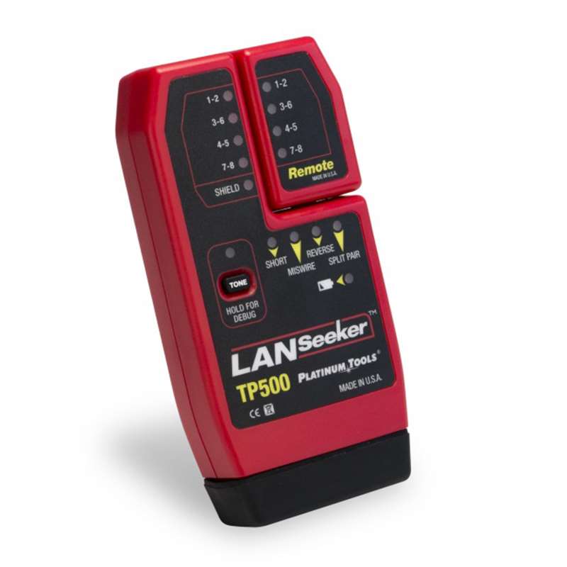 Platinum Tools  Lanseeker Cable Tester Clamshell  TP500C