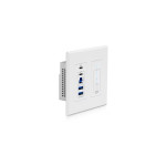 Blustream UEX3H-WP-US: USB 3.2 Gen1 HDBaseT Wall Plate Extender