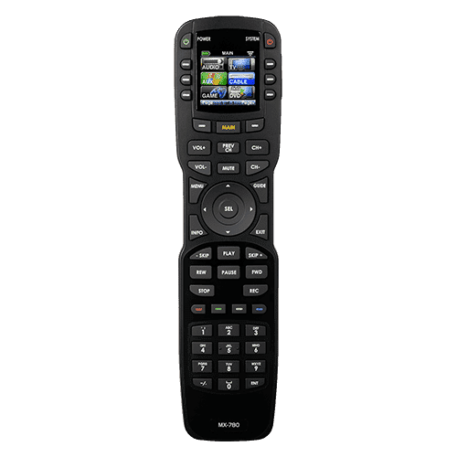 URC IR/RF HARD BUTTON REMOTE CONTROL WITH COLOR OLED MX-780