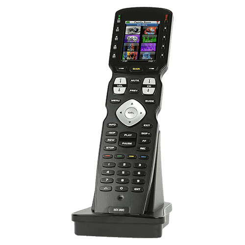 URC IR/RF HARD BUTTON REMOTE CONTROL WITH COLOR LCD MX-990