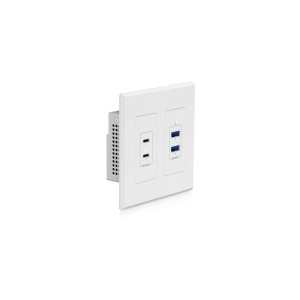 Blustream UEX3D-WP-US: USB 3.2 Gen1 HDBaseT Wall Plate Extender