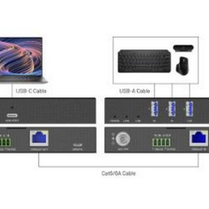 Evolution USB 3.2 Extender Over HDBaseT with USB-C: EVEXUSB32