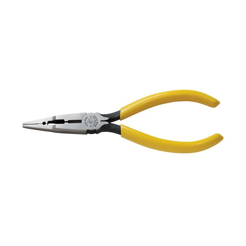 Klein Tools Connector Crimping Long-Nose Pliers VDV026-049
