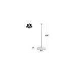 Sanus Pair of fixed-height stands for Sonos Era 300 speakers (White) WSSE32-W2